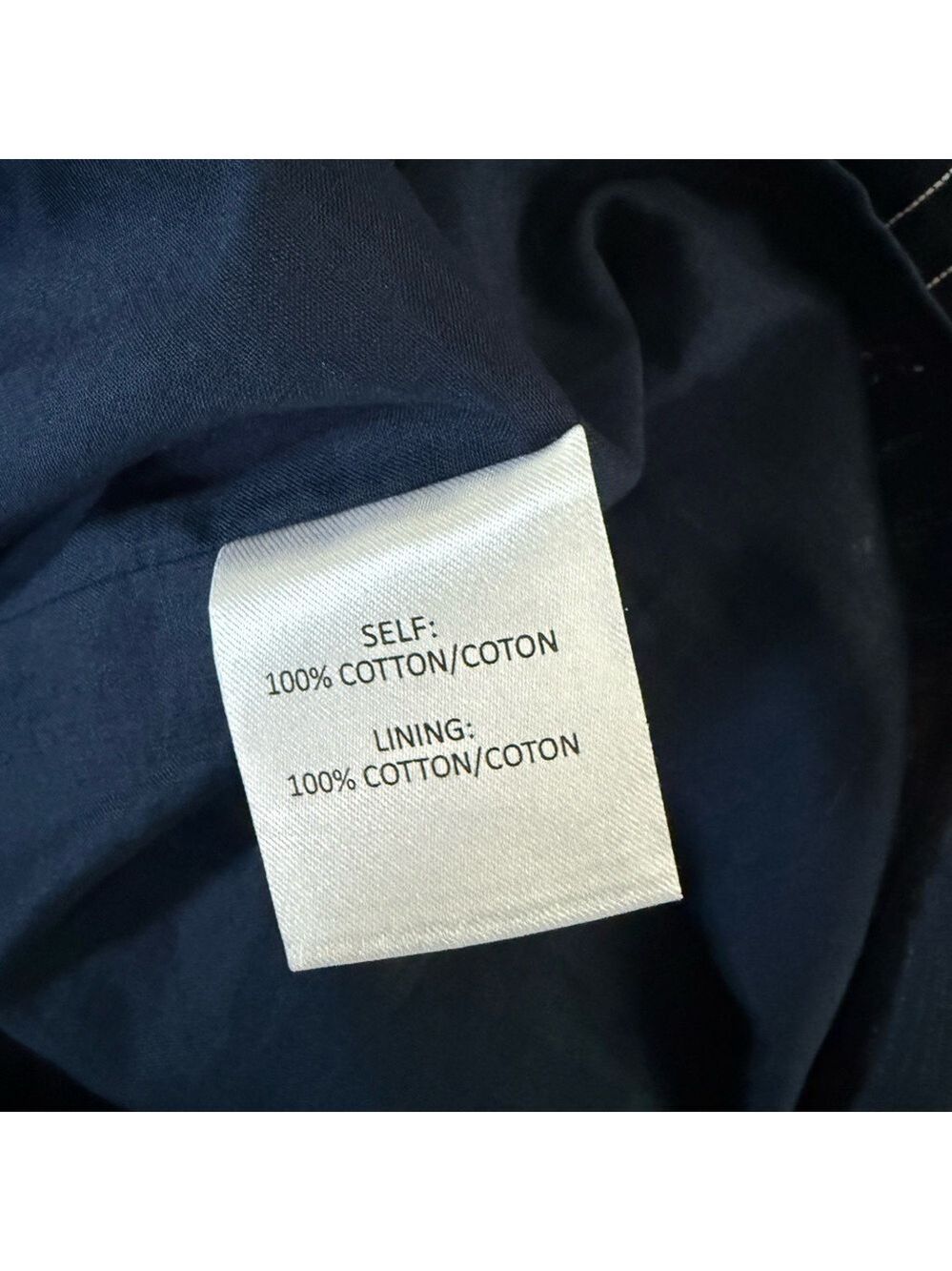 Tanya Taylor Sabra One-Shoulder Striped‎ Ruched Mini Dress Navy Size 6 NWT - Picture 9 of 11